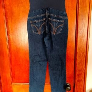 Indigo Blue Maternity stretch skinny leg jeans
